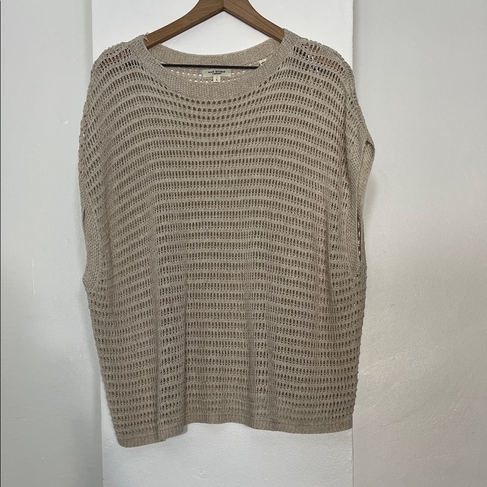 Max Studio Taupe Knit Sweater